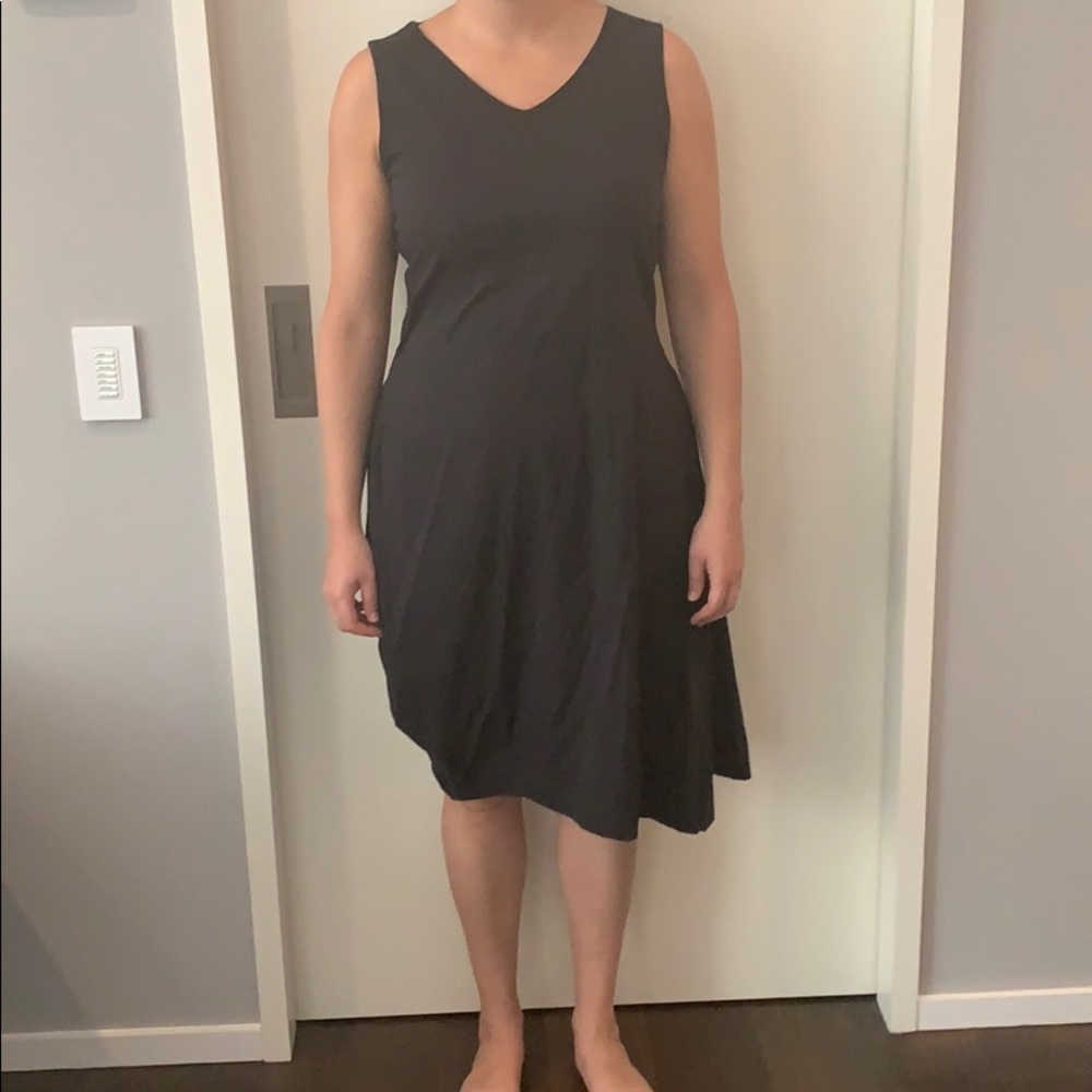 Porto black tank dress